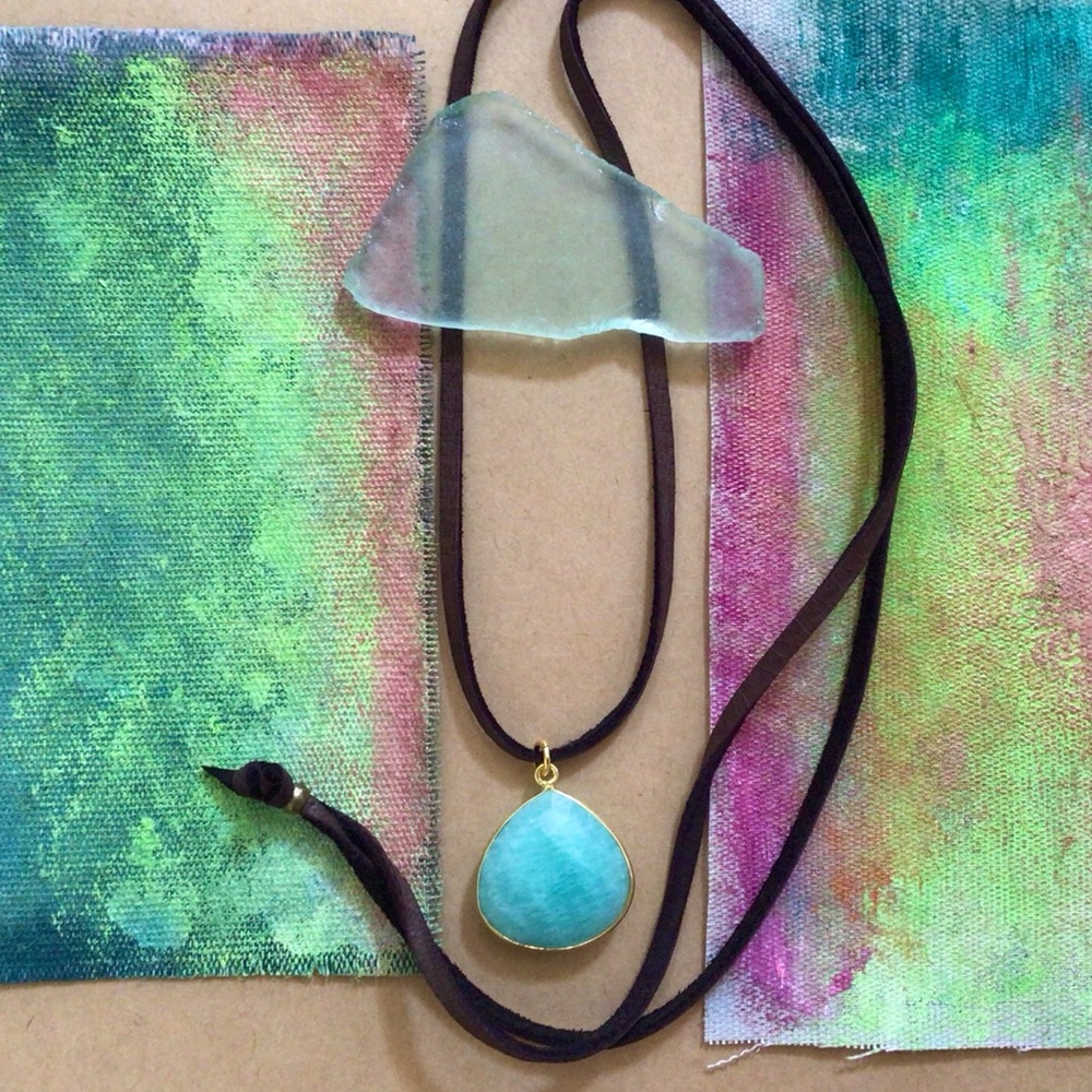 Amazonite Necklace Sundance Charm